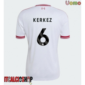 Liverpool Milos Kerkez #6 Seconda Maglia 2026-27 Manica Corta Liverpool Milos Kerkez #6 Seconda Maglia 2026-27 Manica Corta